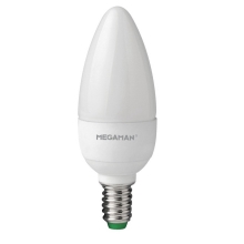 MEGAMAN  LED svíčka E14 náhrada za 25W 2700K 3W Opál