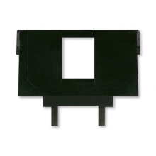 Nosná maska pro 1 komunikační zásuvku keystone, černá, ABB