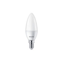 Philips  LED svíčka E14 náhrada za 40W 4000K 5W opál